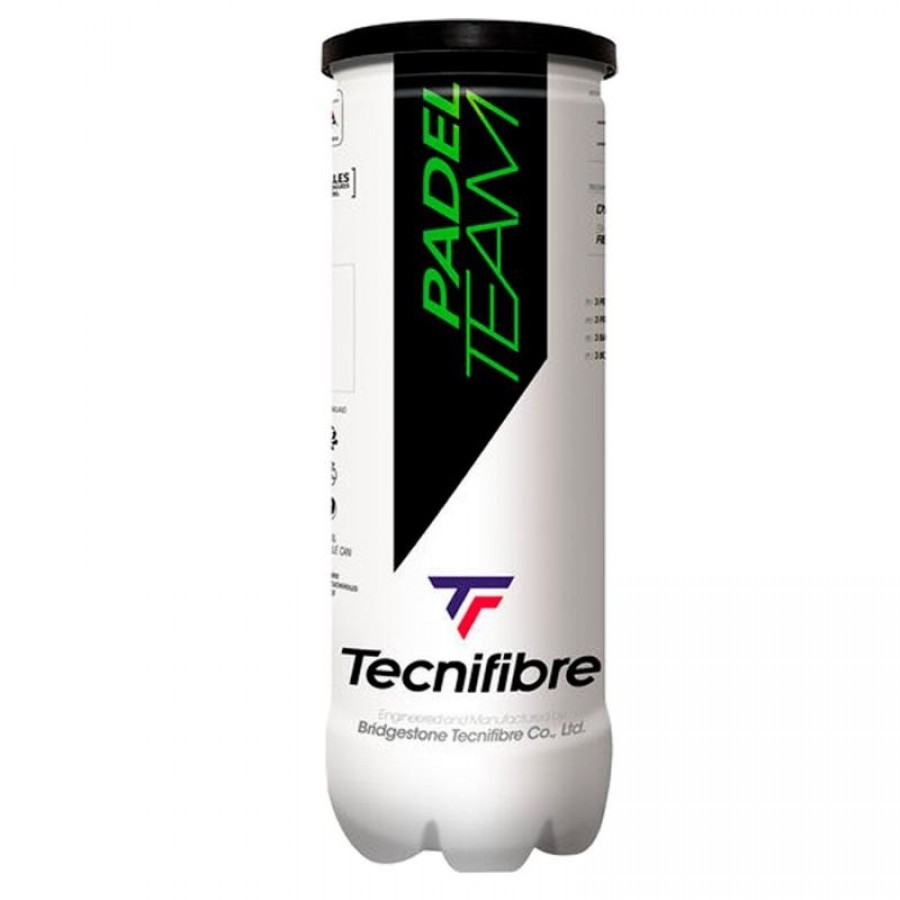 Bote de 3 Pelotas Tecnifibre Padel Team