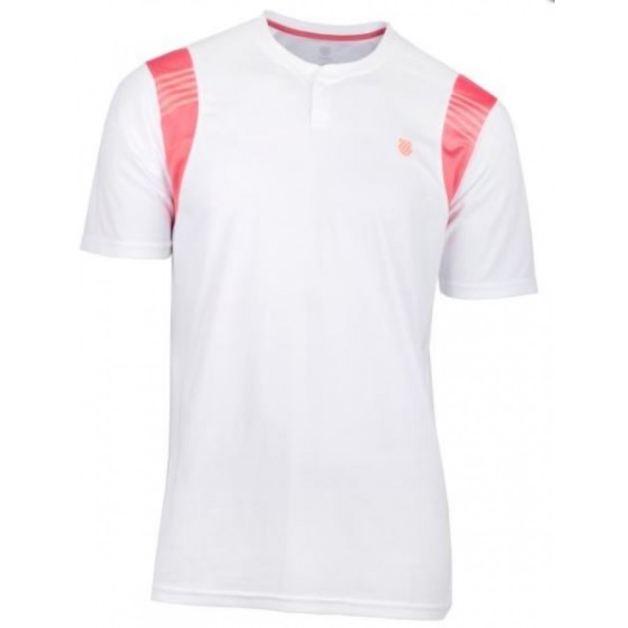 K t-shirt svizzero B2 rosa bianca