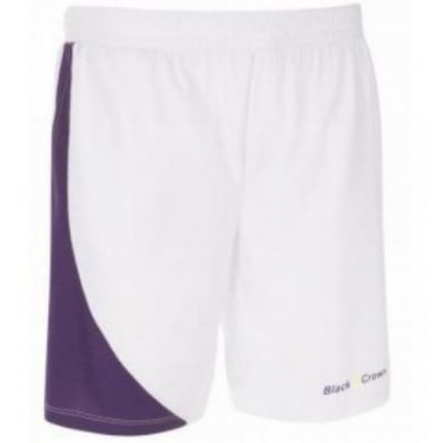 ROPA DE PADEL BLACK CROWN PANTALON BALL BLANCO MORADO