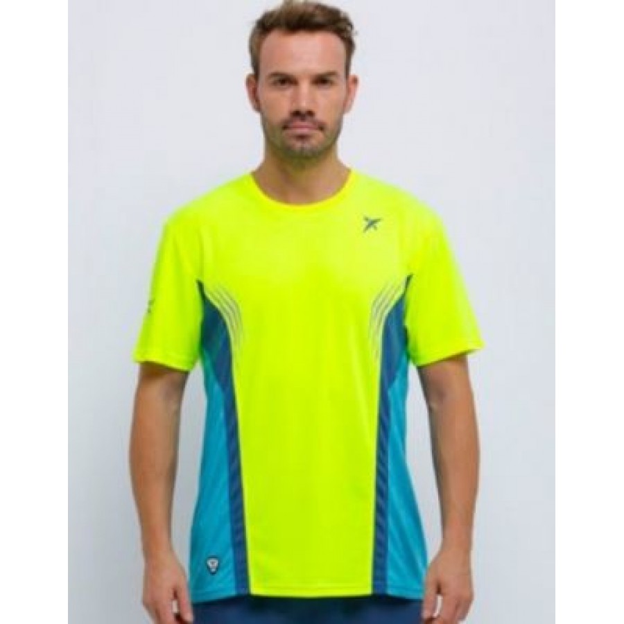 T-SHIRT DROP SHOT CONTRA ROUPA VERDE PADDLE