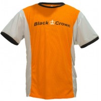 ROPA PADEL BLACK CROWN CAMISETA KEEP NARANJA BLANCO 2017