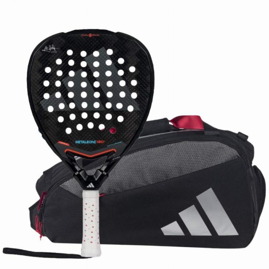 Pack Adidas Ale Galan Metalbone HRD+ 3.4 2025 with Padel Racket Bag