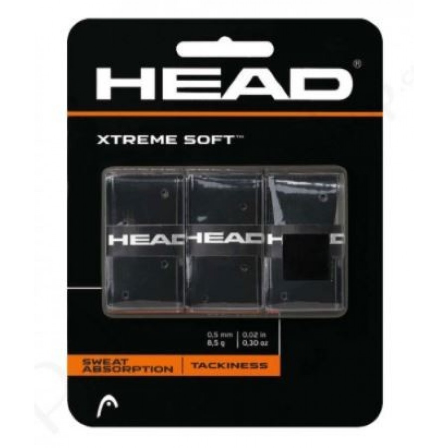 Blister Head  Xtreme Soft Negro 3 Overgrips