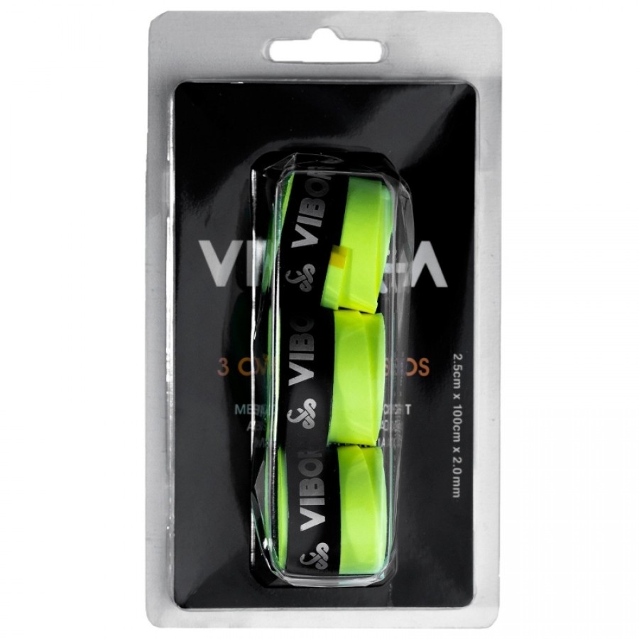 Blister Vibora Pro Liso Amarillo Fluor 3 Overgrip   Offerta + Economico