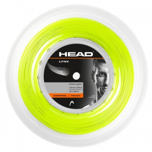 200m Bobina di corde Head Lynx 1.30mm Giallo 200m Bobina di corde Head Lynx 1.30mm Giallo