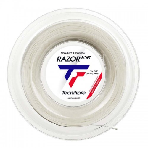 Carretel Cordaje 200m Tecnifibre Razor Soft 1,30mm White