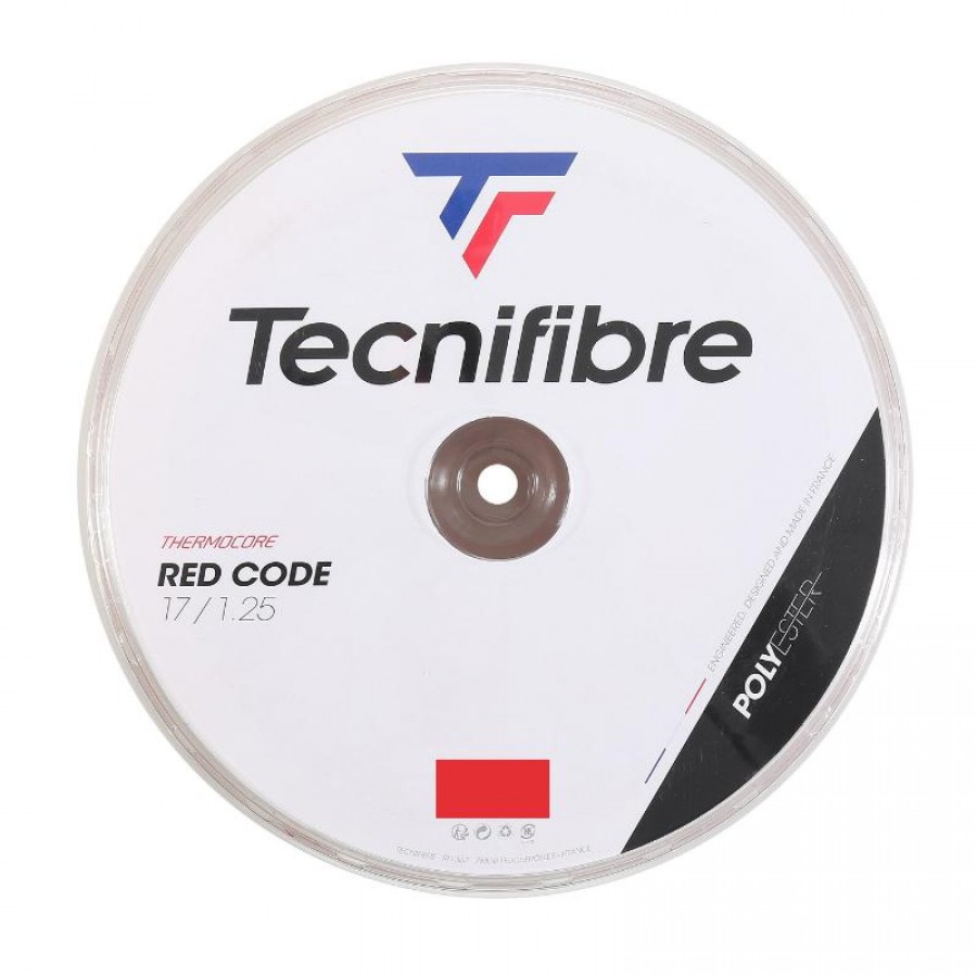 Moulinet Cordaje 200m Tecnifibre Red Code 1,25mm  Offre - Pas cher