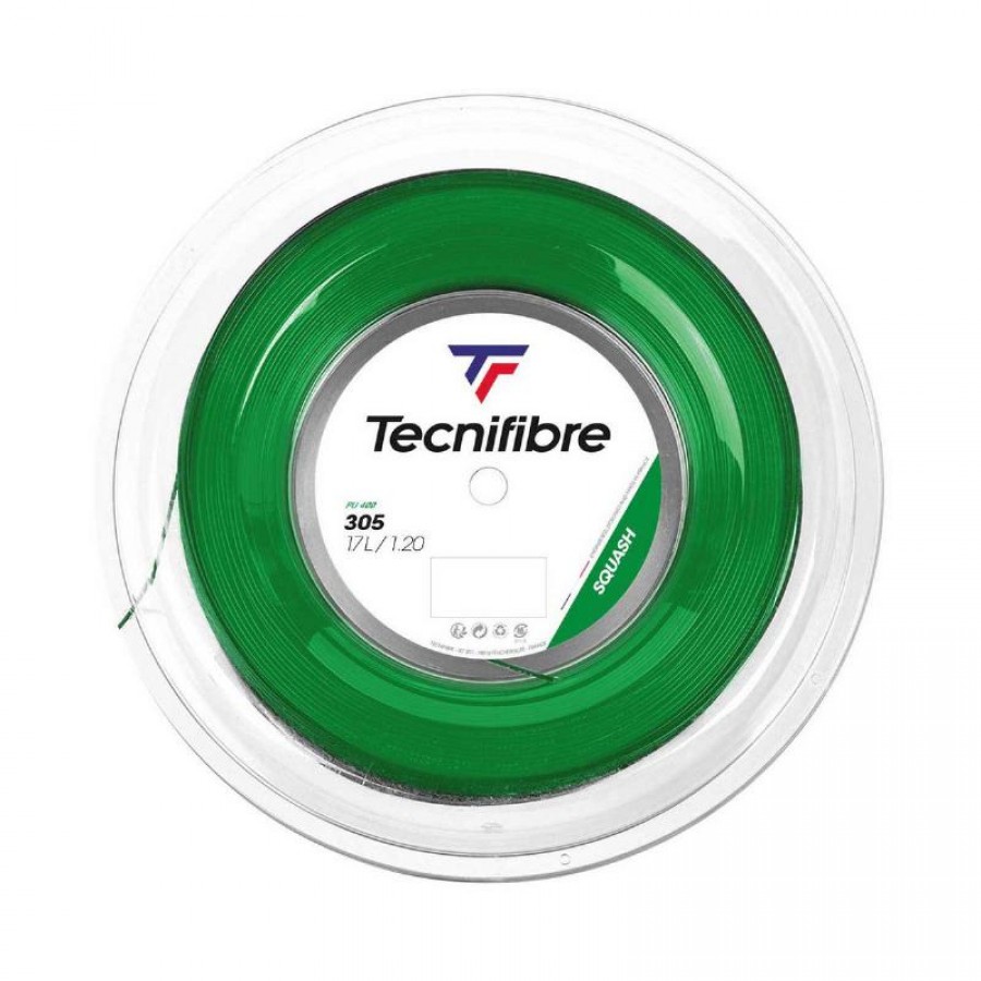 Bobina Cordaje Squash 110m Tecnifibre 305 1,20mm Verde  Oferta + Barato