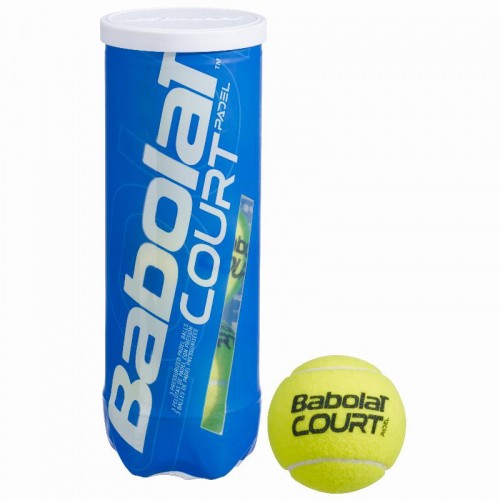Bateau de 3 Balles Babolat Court Padel Bateau de 3 Balles Babolat Court Padel