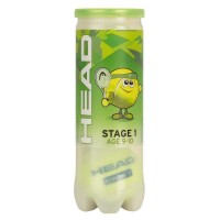 Bote de 3 Pelotas Head Stage 1 Verde  Offerta + Economico