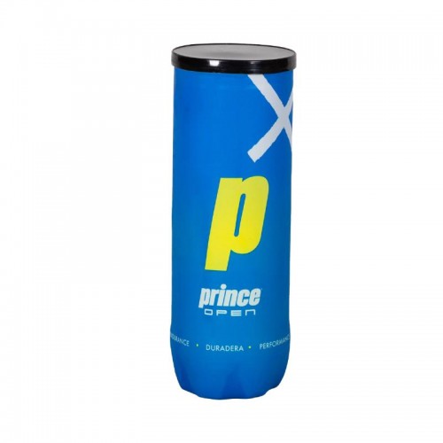 Canette de 3 balles ouvertes Prince Padel Canette de 3 balles ouvertes Prince Padel