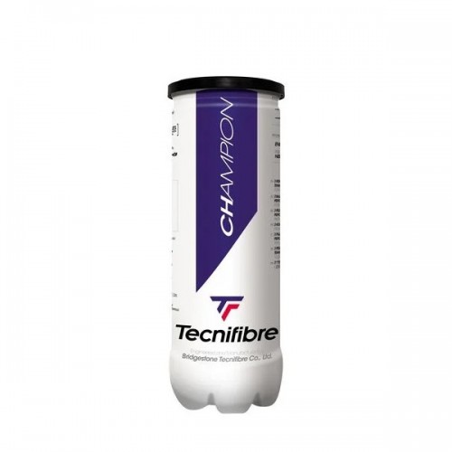 Pot de 4 boules Tecnifibre Champion Pot de 4 boules Tecnifibre Champion