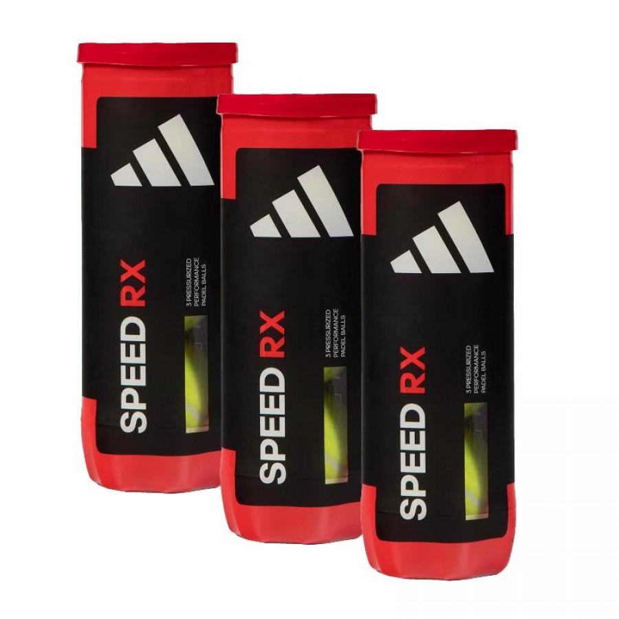 Pack de 3 Botes de Pelotas Adidas Speed RX