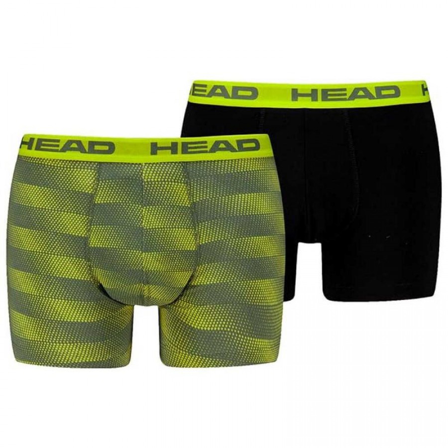 Boxers Head Basic Yellow Black 2 Units