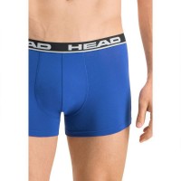Head Basic Boxers Bleu Noir 2 Unites  Offre - Pas cher