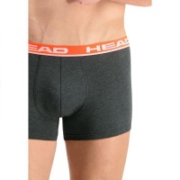 Head Basic Boxers Gris Rouge 2 Unites