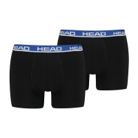 Boxers Head Basic Preto Azul 2 Unidades  Oferta + Barato