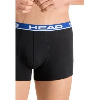 Boxers Head Basic Preto Azul 2 Unidades  Oferta + Barato