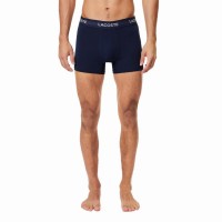 Lacoste Boxer bleu marine blanc rouge 3 unites  Offre - Pas cher