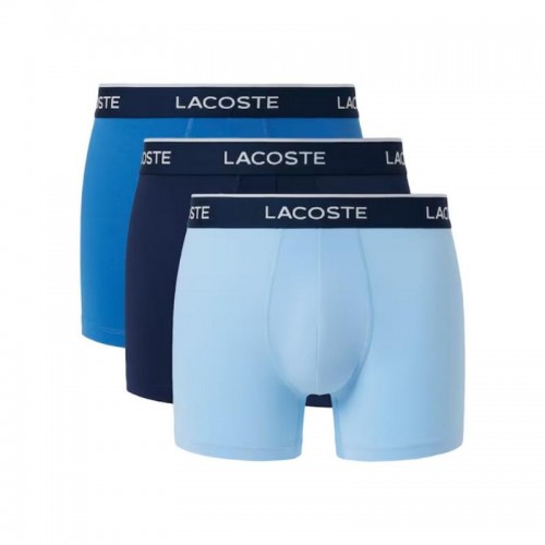 Boxer Lacoste Microfiber Navy Blue 3 Unità