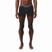 Boxers Lacoste Preto 3 Unidades  Oferta + Barato