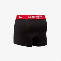 Boxers Lacoste Black Red 3 unites