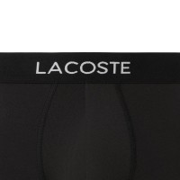 Boxers Lacoste Pique Negro 3 Unidades  Oferta + Barato