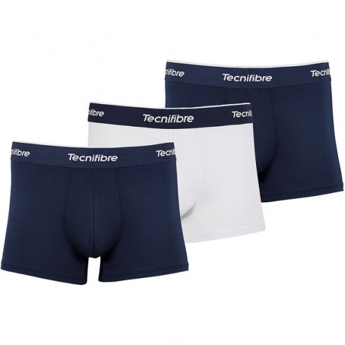 Tecnifibre Boxers Navy White 3 Units Tecnifibre Boxers Navy White 3 Units