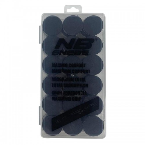 Enebe Box 18 Overgrips Preto Liso Enebe Box 18 Overgrips Preto Liso