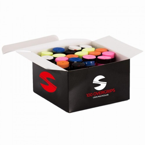 Multicolor Softee Overgrips Box 100 Unidades Multicolor Softee Overgrips Box 100 Unidades