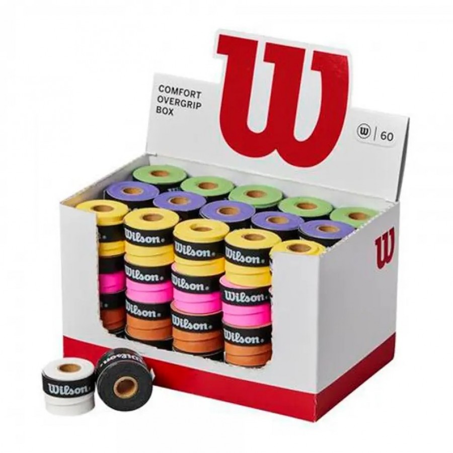 Caja Wilson Comfort Colores 60 Overgrips