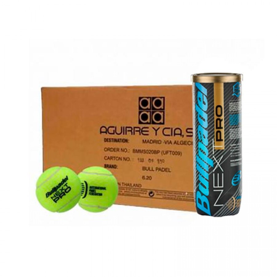 Cajon 72 Pelotas - 24 Latas de 3 pcs - Bullpadel FIP Next Pro