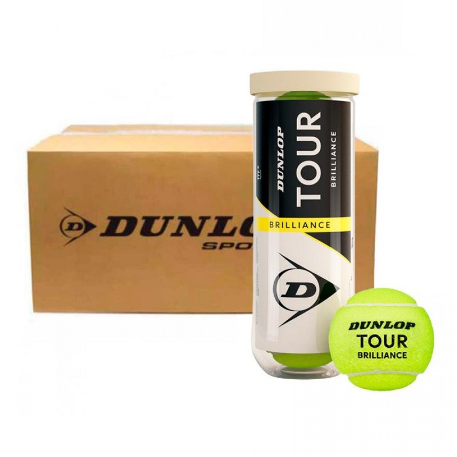 Cajon 72 Pelotas - 24 Barcos de 3 pcs - Dunlop Tour Brillance