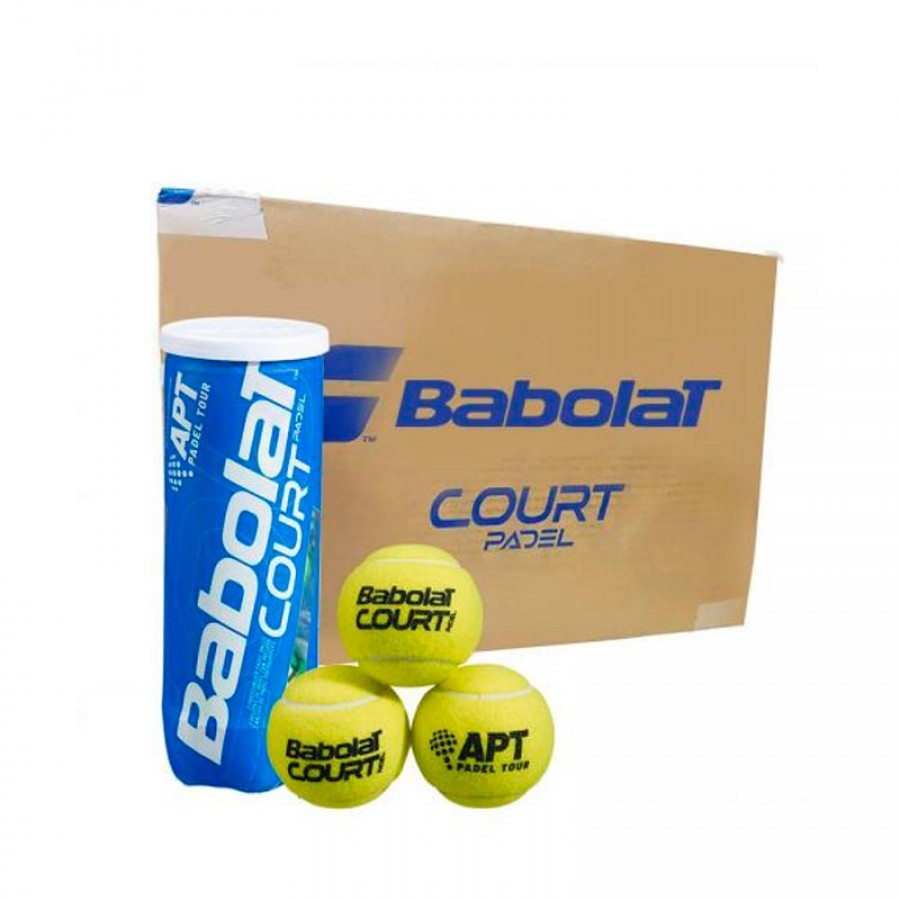 Cajon 72 Pelotas - 24 Boats of 3 pcs Babolat Court Padel