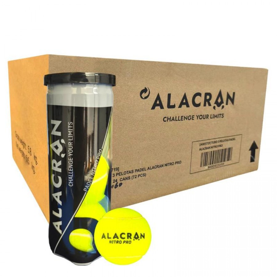 Cajon 72 Pelotas - 24 Barche da 3 pz - Alacran Nitro Pro