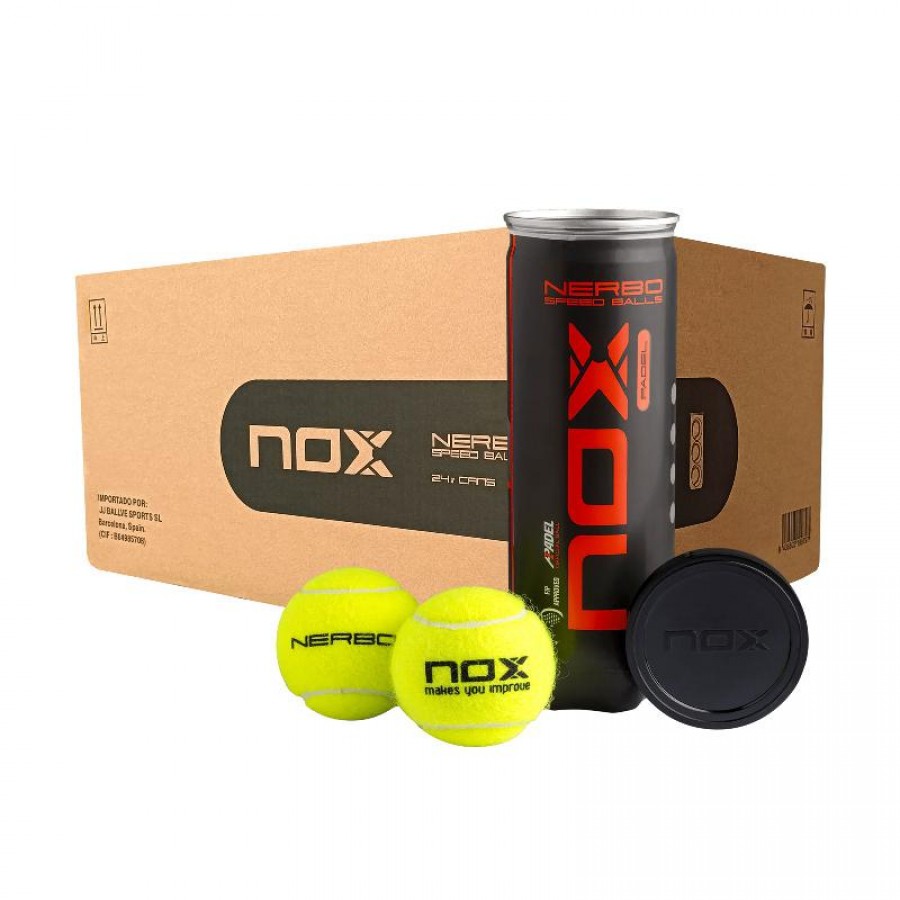 Cajon 72 Pelotas - 24 Botes de 3 uds - Nox Nerbo  Offre - Pas cher