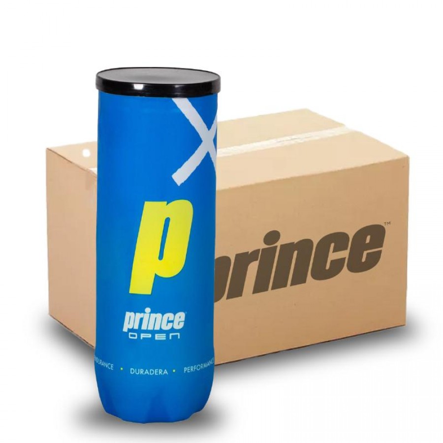 Box 72 Balls - 24 Pots of 3 pcs - Prince Padel Open  Offer + Cheap