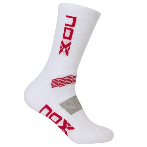 Nox Pro Meias Brancas Vermelhas Nox Pro Meias Brancas Vermelhas