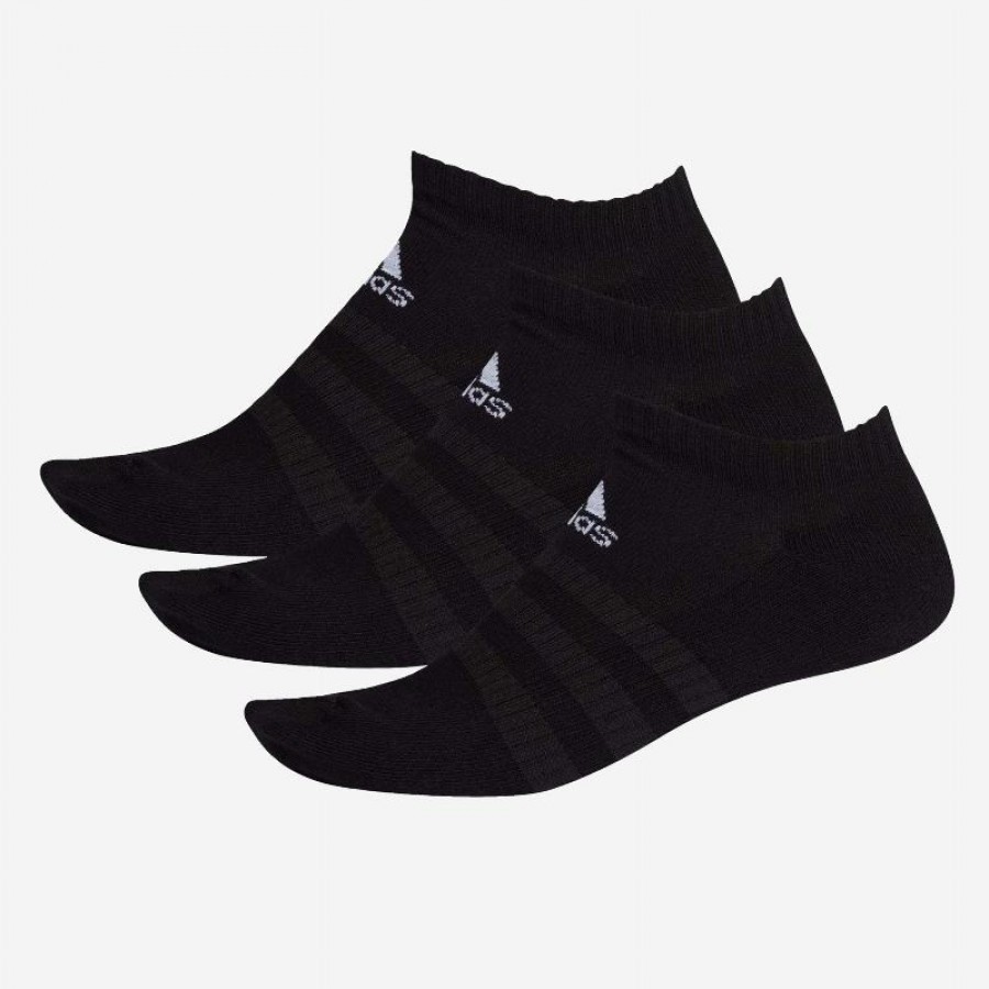 Adidas Cush Low Black Socks 3 Pairs