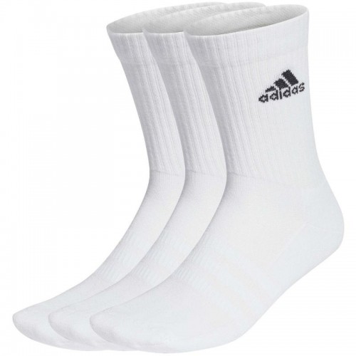 Meias Brancas Almofadadas Adidas 3 Pares Meias Brancas Almofadadas Adidas 3 Pares