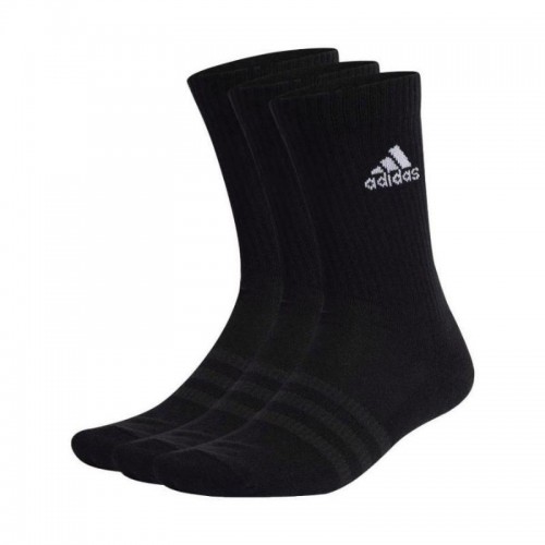 Meias Pretas Classicas Almofadadas Adidas 3 Pares Meias Pretas Classicas Almofadadas Adidas 3 Pares