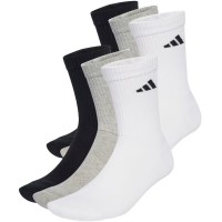 Calcetines Adidas Camisola Acolchoada Blanco Gris Negro 6 Peças  Oferta + Barato