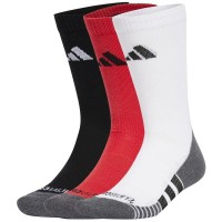 adidas Chaussettes Crew Cushioned Rouge Noir Blanc 3 Paires  Offre - Pas cher