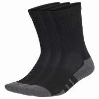 Calcetines Adidas Essentials Cushioned Crew Negro Gris 3 Pares  Offre - Pas cher