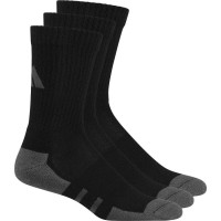 Calcetines Adidas Essentials Cushioned Crew Negro Gris 3 Pares  Offre - Pas cher