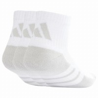 Calcetines Adidas Essentials Cushioned Quarter Blanco Gris 3 Pares  Offre - Pas cher