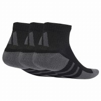 Calcetines Adidas Essentials Cushioned Quarter Negro Gris 3 Pares  Offre - Pas cher