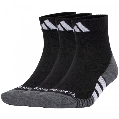 Calcetines Adidas Performance Climacool Quarter Negro 3 Peças Calcetines Adidas Performance Climacool Quarter Negro 3 Peças