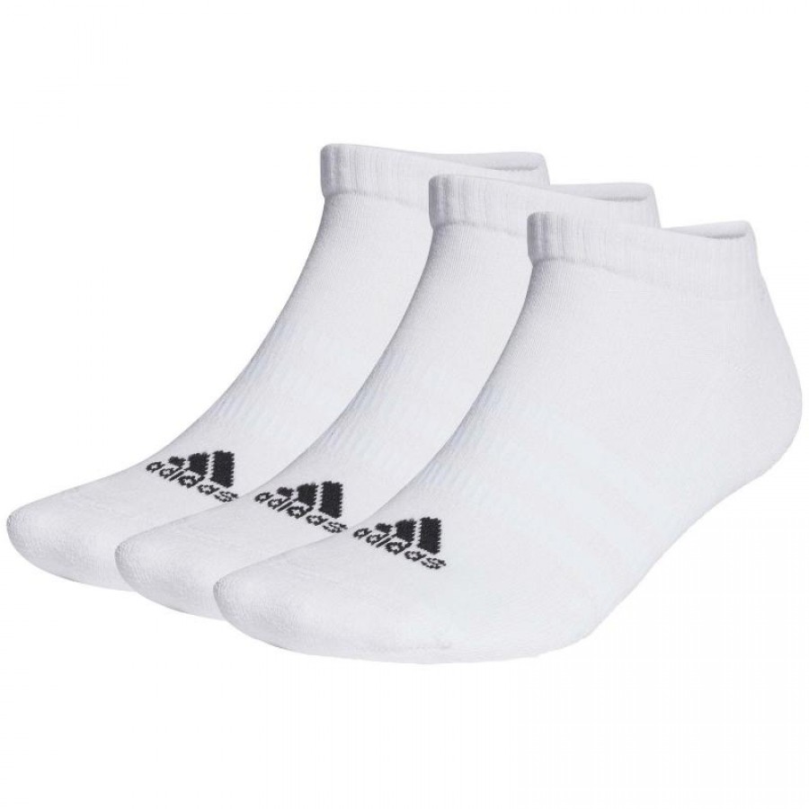 Calcetines Adidas Tobilleros SPW Cushioned Blanco 3 Pares