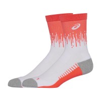 Calze Asics Performance Rosso Bianco Lucido 1 Paio